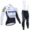 Tenue Cycliste Manches Longues et Collant à Bretelles 2020 Deceuninck-Quick-Step N004
